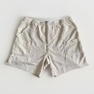 Aftco Shorts Men's 44 Tan Corduroy Khaki Cargo Fishing Bluewater Outdoor Hiking